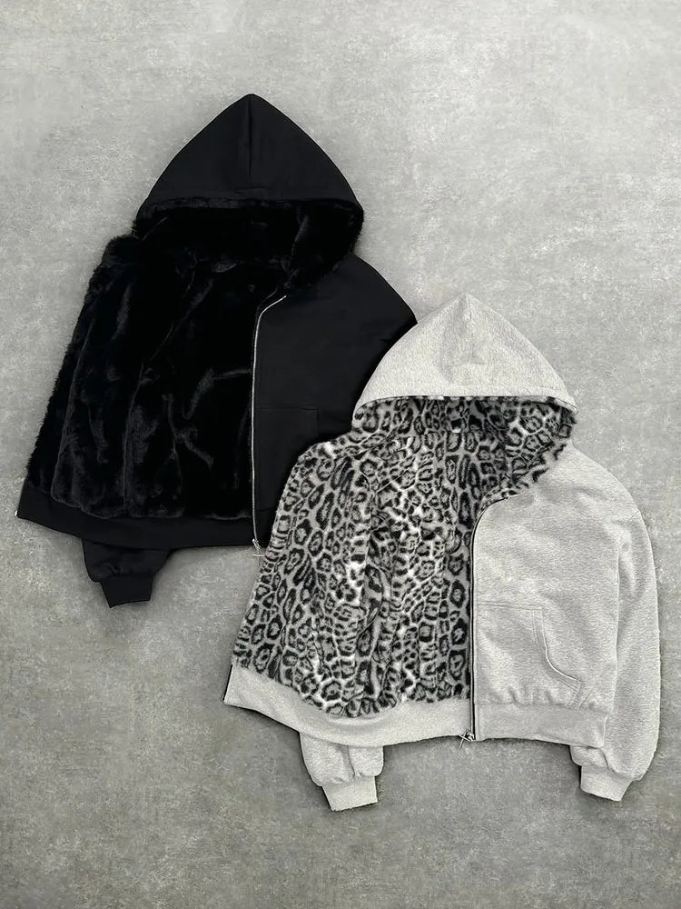 Reversible- Leopard Print