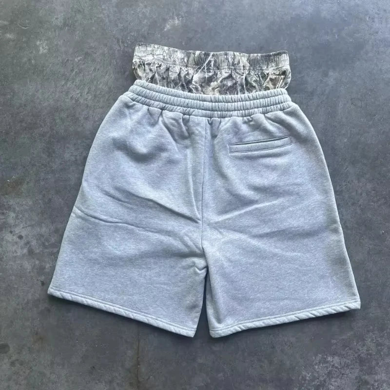 Camo Double Layered Shorts