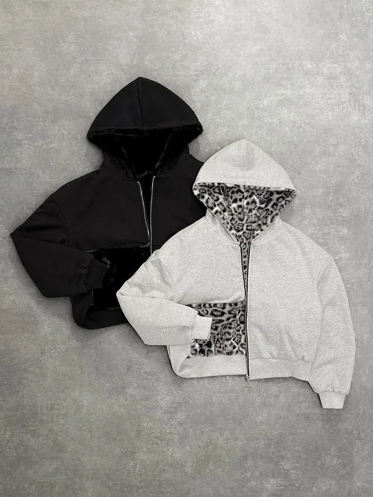 Reversible- Leopard Print